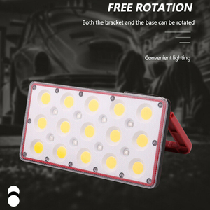 ไฟทำงานแบบพกพา COB LED และไฟสำหรับใช้งานกลางแจ้ง 180 °   ไฟฉุกเฉินแบบหมุนได้ ชาร์จผ่าน USB ใช้สำหรับตรวจสอบไฟดับ แคมป์ปิ้ง และสถานการณ์ฉุกเฉิน - Product Image 3