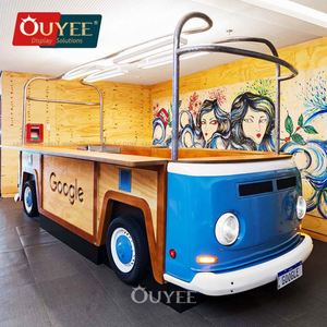 Escaparate minorista de alta calidad, quiosco de barra pequeña, carrito de exhibición de flores, carrito de barra de dulces para postres para Centro Comercial - Product Image 2