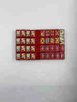 Jeu de tuiles de mahjong américain en acrylique avec supports, dés, sac et nappe, pour 4 joueurs