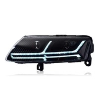 Mise à Niveau des Phares A6 C6 2005-2011 pour Audi, Feux Avant LED Dynamiques avec Animation de Clignotants, DRL Bi Xénon, Accessoires Auto