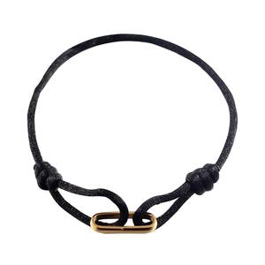 Bracciale in corda intrecciata regolabile con <span class=keywords><strong>coppia</strong></span> a catena singola - Product Image 1