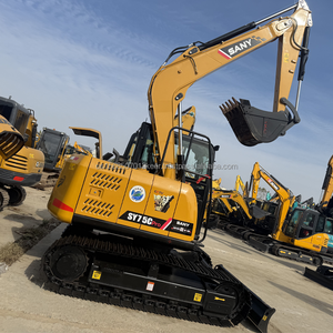 มือสองขนาดเล็กที่แข็งแกร่ง SY75C เครื่องขุดกับเครื่องยนต์ไฮดรอลิกเดิมปั๊มเกียร์มอเตอร์-2023รุ่นทดสอบและตรวจสอบ - Product Image 2