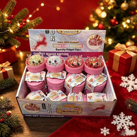 Jouet anti-stress TPR Squishy en forme de Boulettes de Noël Élan, scintillant, en maltose, pour les fêtes de Noël, décompression et soulagement du stress, 14 ans