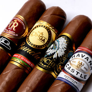 Personalizado Cigarros Etiqueta, высококачественная бумага, тисненая Золотая фольга, горячая печать, сигарная лента, этикетка, кольцо Anillo Para Puros - Product Image 5