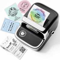 Imprimante d'étiquettes thermiques portable mini sans fil, machine à créer des autocollants pour petites entreprises, codes QR, étiquettes de prix