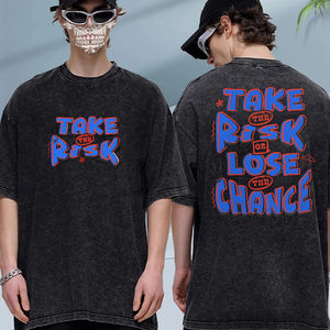 बादल नरम पुरुषों की टी शर्ट 100 कपास ओवरसाइज 5 रंग धोया आराम सोज़ वेयर। - Product Image 1