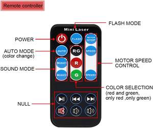 โปรเจคเตอร์ไฟแฟลช YSH รุ่นฮิตที่สุด 2 in 1 ควบคุมด้วยเสียง พร้อมรีโมท สำหรับงานปาร์ตี้ โชว์ บาร์ คลับ งานวันเกิด ดิสโก้ ดีเจ ไฟเวที - Product Image 5
