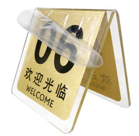 Porte-nom de table triangulaire en acrylique personnalisé Fujian pour affichage sur bureau lors de conférences