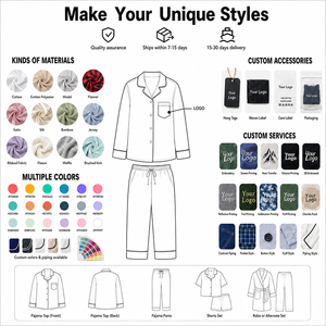 Ensemble pyjama homme 100 % soie de mûrier à manches longues et pantalon, vêtements de nuit et de détente, en stock, logo personnalisé, doux, respirant, qualité supérieure - Product Image 6