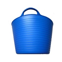 Seau en plastique multi-usages, seau de rangement flexible pour le jardin, panier à linge en PE, bac en PE pour le bain des chats, panier en PE 30L