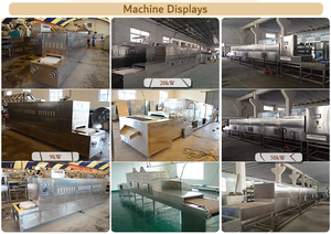 食品加工用9kw PLC制御フルーツマイクロ波乾燥機ステンレス鋼コンベヤーベルトトンネル乾燥機 - Product Image 6