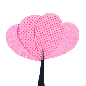 Toallitas para Uñas de Marca Privada en Caja de Plástico, Toallitas para Limpiar Pestañas y Uñas Sin Pelusa, Toallitas Rosadas con Forma de Corazón para Remover Esmalte de Uñas, 200 Unidades - Product Image 3