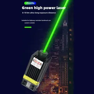 1000mW Green Light Beam Laser Visible Light Adjustable Focus Highwa520nm y Warning Diode Laser Module With TTL Modulation
