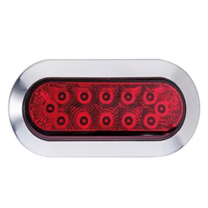 Tail Light Led 2021 SAE DOT Waterproof 6 Inch Stop Tail Turn Truck Led Tail Light