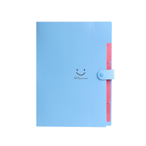 Carpeta de presentación X510 PP, archivo expandible de 5 bolsillos, organizador de documentos de acordeón, cierre elástico, textura acanalada, tamaño <span class=keywords><strong>A4</strong></span>/Carta - Product Image 1