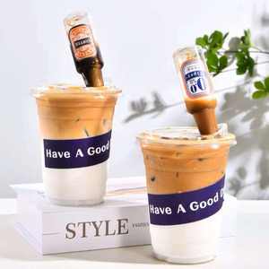 50 मिलीलीटर 120 मिलीलीटर 150 स्पष्ट पालतू प्लास्टिक की आत्मा की बोतल एल्यूमीनियम टोपी के साथ मिनी शराब की बोतल - Product Image 2