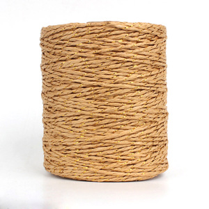 COOMAMUU 280M <span class=keywords><strong>de</strong></span> <span class=keywords><strong>hilo</strong></span> <span class=keywords><strong>de</strong></span> oro <span class=keywords><strong>de</strong></span> <span class=keywords><strong>rafia</strong></span> <span class=keywords><strong>de</strong></span> hilados <span class=keywords><strong>de</strong></span> papel <span class=keywords><strong>de</strong></span> lujo <span class=keywords><strong>de</strong></span> ganchillo <span class=keywords><strong>hilo</strong></span> <span class=keywords><strong>para</strong></span> bricolaje verano sombrero <span class=keywords><strong>de</strong></span> paja <span class=keywords><strong>bolsos</strong></span> <span class=keywords><strong>de</strong></span> cojines - Product Image 1