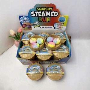 Nueva Caja Misteriosa de Squishy PU Colorido con Forma de Dumpling y Vaporizador para Aliviar el Estrés - Product Image 6