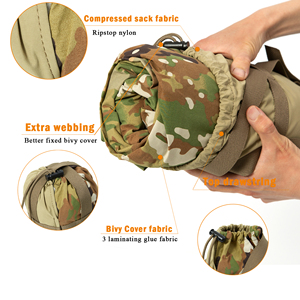 Housse de sac de couchage Bivy 100% sacs de couchage en tissu nylon Bivy Sack - Product Image 2