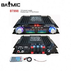 Amplificador Digital Mini Hifi Profissional para Carro BT998 Áudio com Saída de 4 Canais - Product Image 2