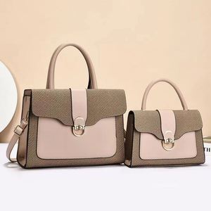 Ensemble 2 en 1 de sacs à main en cuir pour femmes, sac fourre-tout en cuir PU imperméable, sac à bandoulière pour femme - Product Image 2