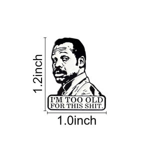 Je suis trop vieux pour ça - Broche émaillée, humoristique, thème policiers et criminalité, bijoux de revers, vente en gros - Product Image 6