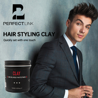 Crème coiffante biologique personnalisée de marque privée pour hommes Pommade ondulée haute capacité fixation forte cire naturelle pour cheveux cire d'abeille argile