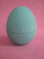 Minuteries de cuisine ovales mignonnes et simples pour œufs, minuterie de cuisson, horloge mécanique numérique pour cuisine en gel de silice