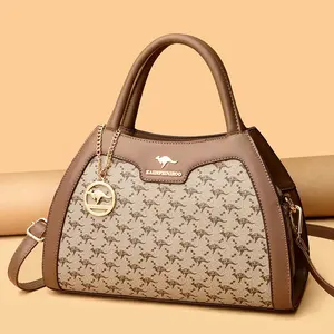 Bolsos de Hombro de Cuero PU de Gran Capacidad al por Mayor, Bolsos de Mano de Moda para <span class=keywords><strong>Mujer</strong></span>, Bolsos de Cuero Tipo Satchel - Product Image 4
