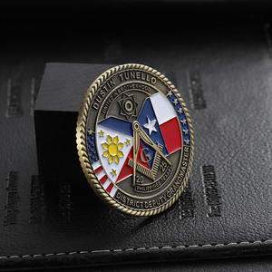 Monedas personalizadas de aleación de Zinc y Metal 2d 3D esmalte Logo carta colección monedas latón Filipinas <span class=keywords><strong>Texas</strong></span> recuerdo moneda conmemorativa - Product Image 5