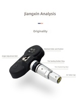 Capteur TPMS universel avec application Android, alerte de vibration, synchronisation rapide, sans programmation, longue durée de vie de la batterie pour voiture TPMS