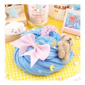 ชุดของเล่นสควิชชี่สีสันสดใสน่ารัก DIY สนุกสนาน เป็นมิตรกับสิ่งแวดล้อม ชุดสไลม์นุ่มฟูสำหรับเด็ก โรงงานผลิต ขายส่ง ดินน้ำมัน ของเล่นสร้างสรรค์ - Product Image 4