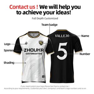 <span class=keywords><strong>Maglia</strong></span> da <span class=keywords><strong>Calcio</strong></span> Professionale per Allenamento con Logo Personalizzato, Abbigliamento Sportivo Traspirante e <span class=keywords><strong>Personalizzabile</strong></span> - Product Image 6