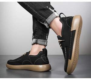 2026 Men's Loafers From the <strong>UK</strong> Casual Lazy Fashionable and Comfortable with Stitching Design Summer Wholesale - Product Image 5