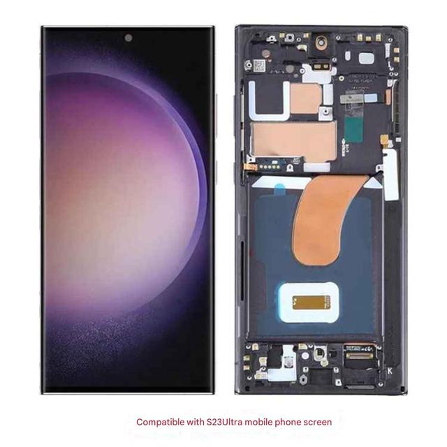 For Samsung for Galaxy S23 Ultra 5G OLED Screen Touch Module Cell Phone Display with 1 Year Warranty