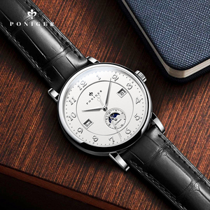 Montres Poniger pour hommes P9.15, montres-bracelets de mode et d'affaires, décontractées, avec date, automatiques, étanches, Relogio Masculino - Product Image 3