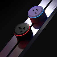 Smart Home Office Desk Power Rail Track System Toma de corriente eléctrica Toma de corriente Oculta Cocina Mesa de conferencias Toma de corriente Eléctrica