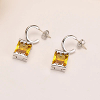 Pendientes de Acero Inoxidable 316L con Diseño de Lámpara de Aceite, Personalizados, con Baño de Oro PVD de 18k, Joyería de Moda para el Día a Día