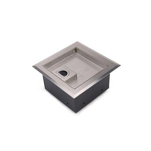 Boîte électrique de sol en acier inoxydable étanche IP66 avec couvercle rabattable à fermeture douce - Product Image 2