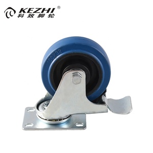 Amplia variedades medio de <span class=keywords><strong>la</strong></span> placa superior de freno de soporte de goma casted ruedas azul para carros - Product Image 1