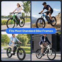 Batterie de vélo électrique Triangle EU DE Warehouse avec cellules lithium-ion 21700 de 5000 mAh, capacité 48 V 30 Ah, BMS GPS 50 A et chargeur rapide 4 A