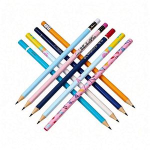 Lápiz Triangular de Grafito con Logotipo Personalizado al por Mayor, Lápiz de Madera Económico para Regalo Promocional, Papelería para Estudiantes, Oficina, Lápices Estándar - Product Image 1