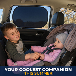 Baby Summer Car Side <b>Window</b> Sunshade Foldable New Arrival Hot Selling 80gsm Nylon Mesh Car Static Cling Car Sun Visor - Product Image 2