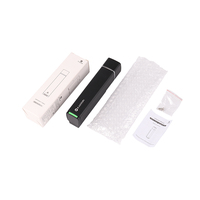 Linterna de Emergencia para Hotel EASTON, Negra Mate, 3W LED, 180 Días de Autonomía, con Carga Tipo-C e Indicador de Energía