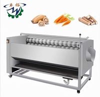 Mesin Pengupas & Pemotong Kentang Ubi Jalar Kelapa Ukuran Kecil Efisiensi Tinggi Bahan Stainless Steel Food Grade