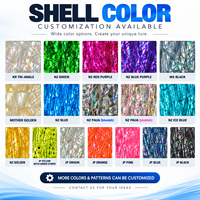 Leurres de pêche au trolling pour thon, formes de têtes en résine multiples, jupes à double couche, couleurs personnalisées pour la pêche en haute mer en eau bleue de gros gibier