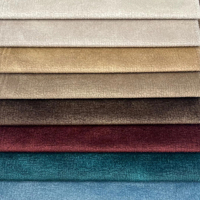 Tissu en velours Holland imprimé et gaufré 100 % polyester avec envers en polaire pour canapé, collection 2026 de textiles de maison