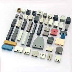 قفل سلك فضي عصري نهاية متنقل مع مشبك تعديل قفل سلك معدني - Product Image 2