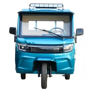 <span class=keywords><strong>Triciclo</strong></span> Eléctrico de Carga 72V 1800W con Cabina Cerrada, Volante, Caja de 1.8m y Capacidad de 1 Tonelada - Product Image 3