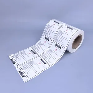 PP PE PET BOPP Label Semi Gloss Paper Label Stock Raw Material Jumbo Rolls Self Adhesive Label